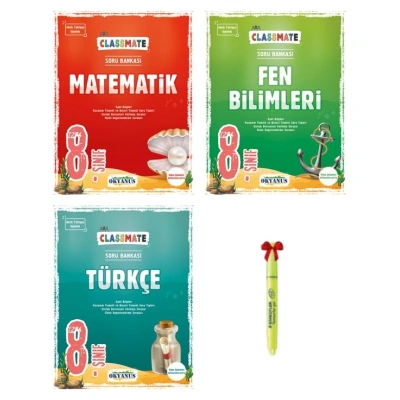 LGS 8.Sınıf Classmate Matematik Fen Bilimleri Türkçe Soru Bankası
