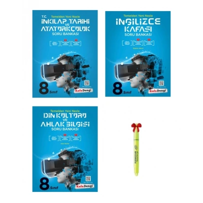 LGS 8.Sınıf İnkılap Tarihi İngilizce ve Din Kültürü Kafası Soru Bankası