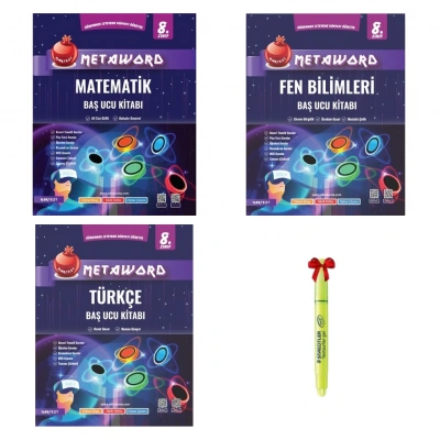 LGS 8.Sınıf Metaword Matematik Fen Türkçe Soru Bankası