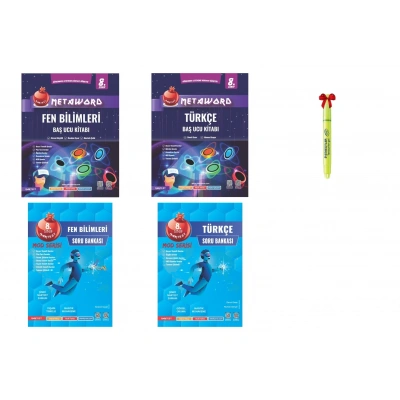 LGS 8.Sınıf Metaword ve MOD Serisi FEN Türkçe Soru Bankası