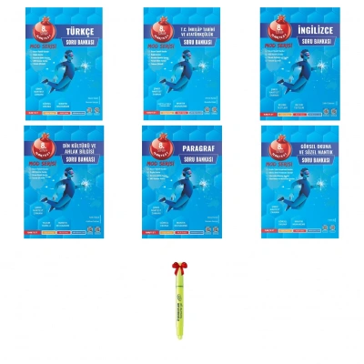 LGS 8.Sınıf MOD Serisi Türkçe İnkılap Paragraf Sözel Mantık İngilizce Din Soru Bankası