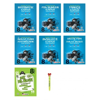 LGS 8.Sınıf Soru Bankası Full Set (7 kitap)