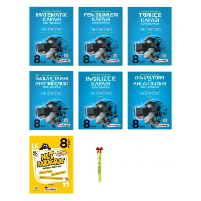 LGS 8.Sınıf Soru Bankası Full Set (7 kitap )