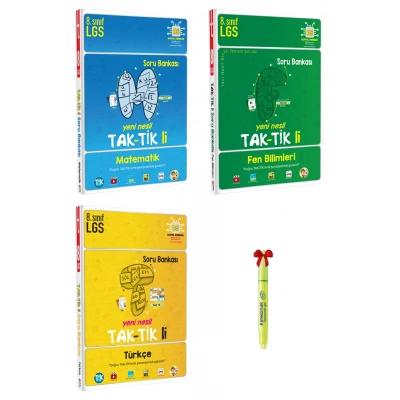 LGS 8.Sınıf Taktikli Matematik Fen Bilimleri ve Türkçe