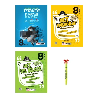 LGS 8.Sınıf Türkçe Kafası Net Paragraf ve Dil Bilgisi Soru Bankası