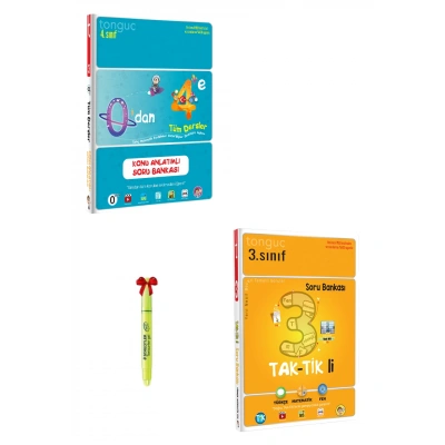 Tonguç 0dan 4e Hazırlık kitabı ve 3.Sınıf Taktikli Soru Bankası