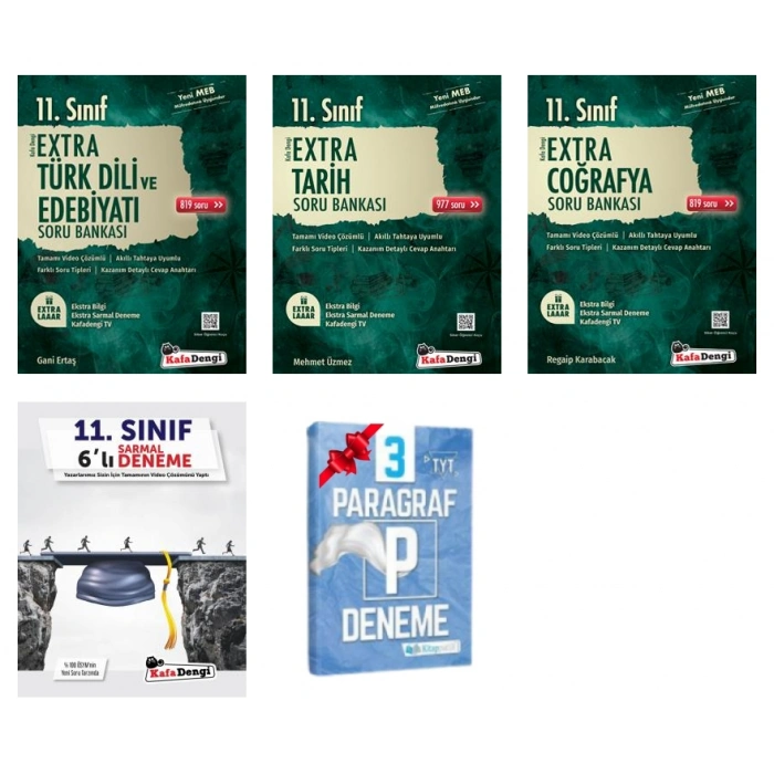 11.Sınıf Extra Edebiyat Tarih ve Coğrafya Soru Bankası+Sarmal Deneme