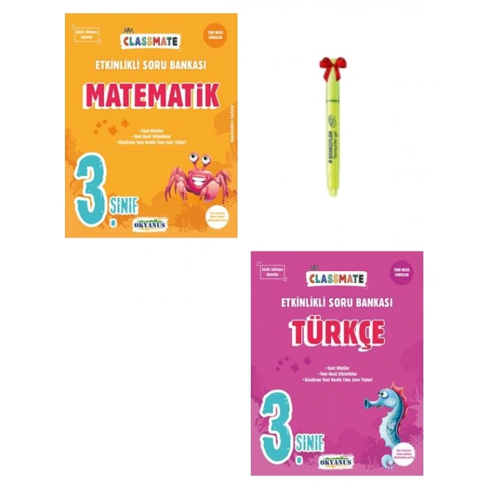3.Sınıf Classmate Matematik ve Türkçe