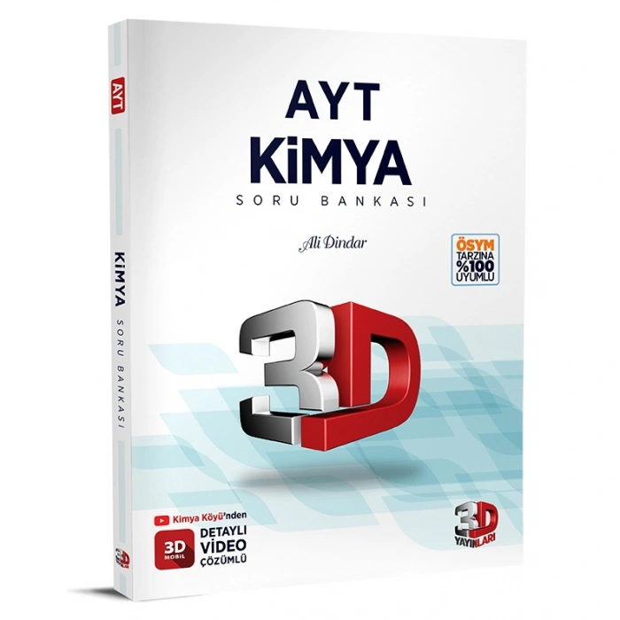 3D Yayınları AYT Kimya Soru Bankası Tamamı Video