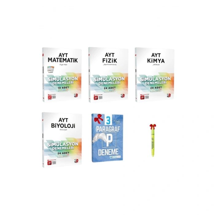 AYT Matematik+Fizik+Kimya+Biyoloji Deneme Tamamı Video Çözümlü