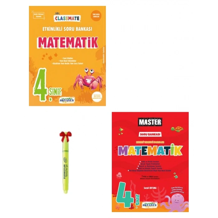 4.Sınıf Classmate Matematik ve Master Matematik
