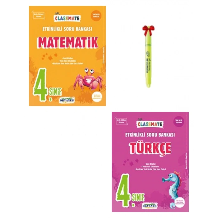 4.Sınıf Classmate Matematik ve Türkçe