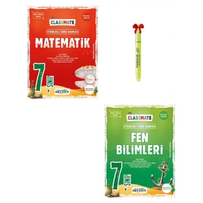 7.Sınıf Classmate Matematik Fen Bilimleri Soru Bankası