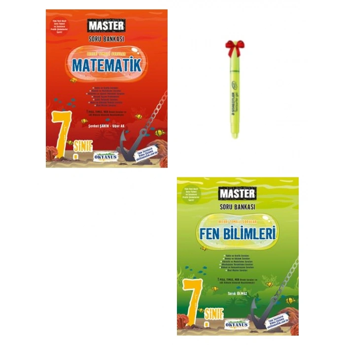 7.Sınıf Master Matematik Fen Bilimleri Soru Bankası