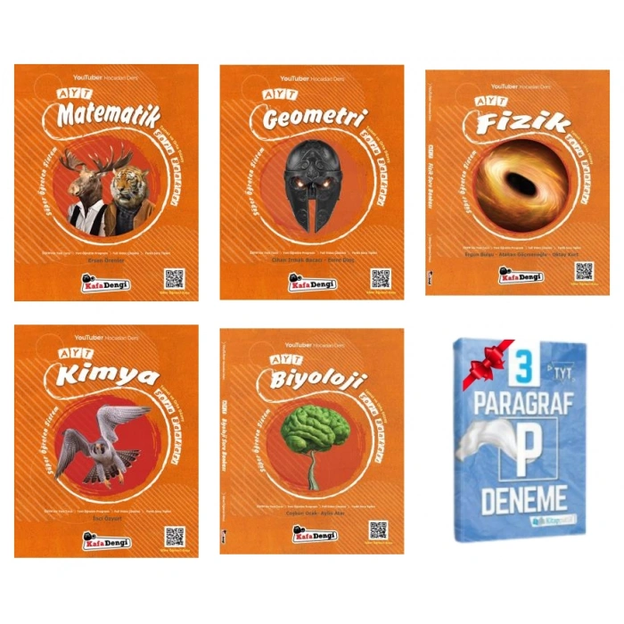 AYT Matematik Geometri Fizik Kimya ve Biyoloji Soru Bankası