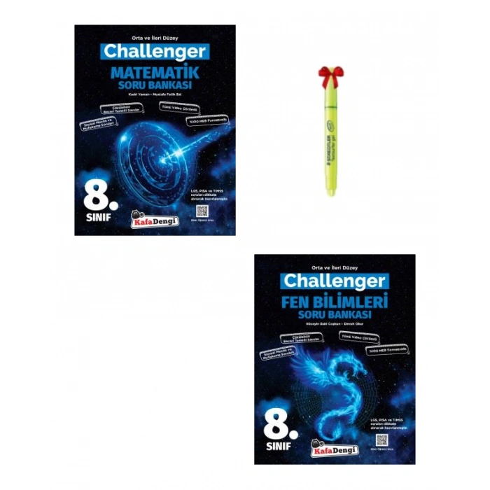 LGS 8.Sınıf Challenger Matematik Fen Bilimleri Soru Bankası