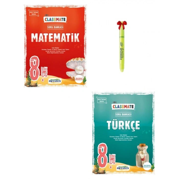 LGS 8.Sınıf Classmate Matematik Türkçe Soru Bankası