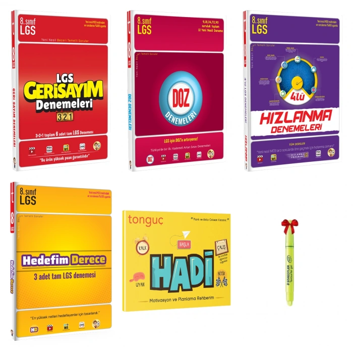 LGS 8.Sınıf Gri Sayım DOZ HIZLANMA Hedefim Derece Denemeleri HADİ