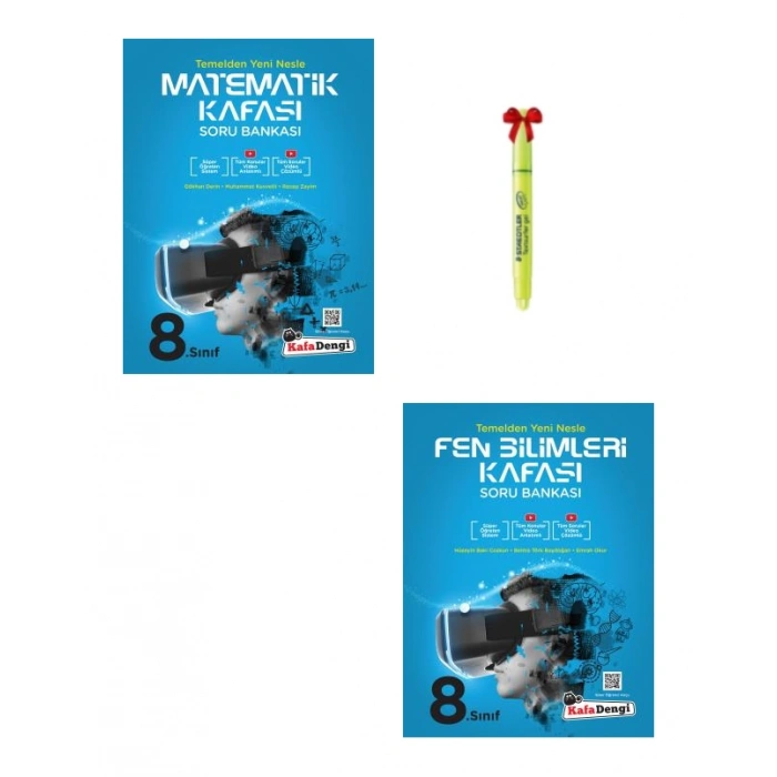 LGS 8.Sınıf Matematik ve Fen Bilimleri Kafası Soru Bankası