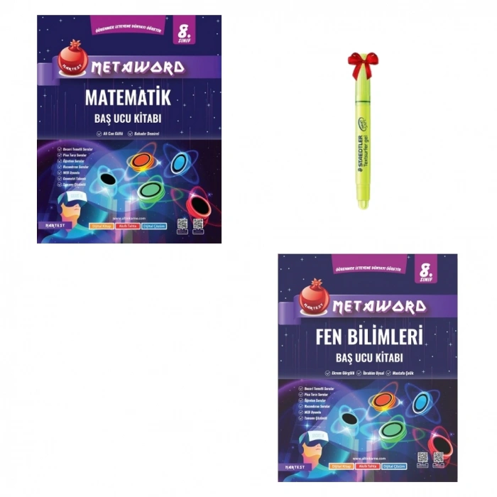 LGS 8.Sınıf Metaword Matematik Fen Bilimleri Soru Bankası