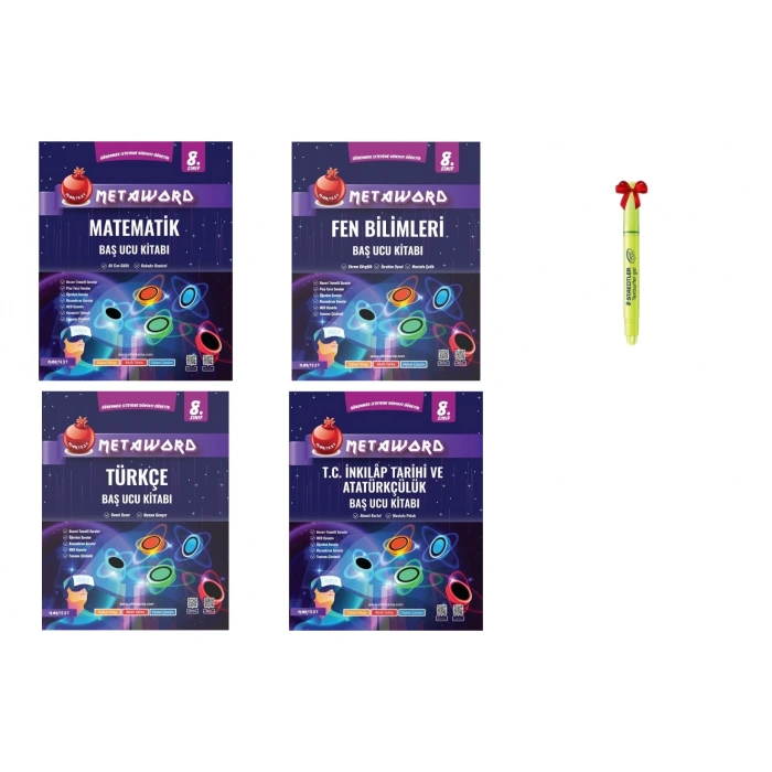 LGS 8.Sınıf Metaword Matematik Fen Türkçe İnkılap Soru Bankası