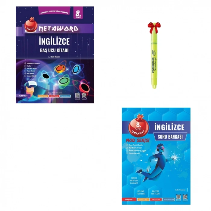 LGS 8.Sınıf Metaword ve MOD Serisi İngilizce Soru Bankası