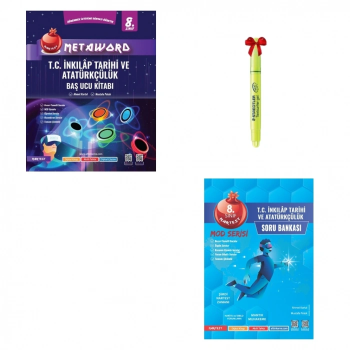 LGS 8.Sınıf Metaword ve MOD Serisi İnkılap Soru Bankası