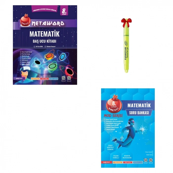 LGS 8.Sınıf Metaword ve MOD Serisi Matematik Soru Bankası