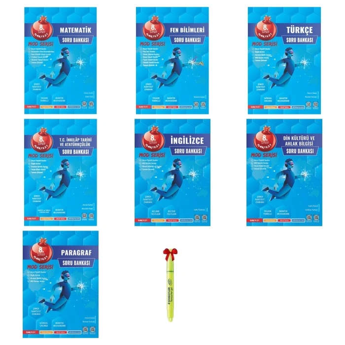 LGS 8.Sınıf MOD Serisi FULL Set ( 7 Kitap)