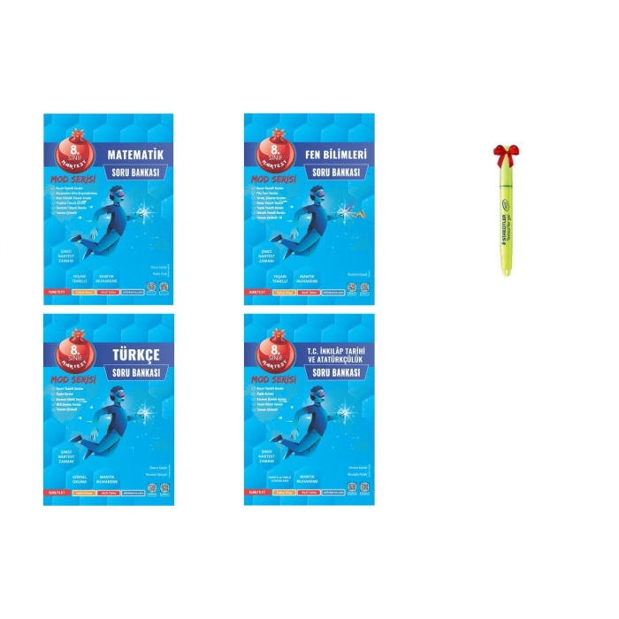 LGS 8.Sınıf MOD Serisi Matematik FEN Türkçe İnkılap Soru Bankası
