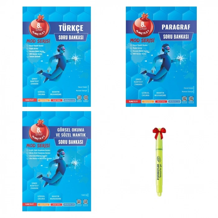 LGS 8.Sınıf MOD Serisi Türkçe Paragraf ve Sözel Mantık Soru Bankası
