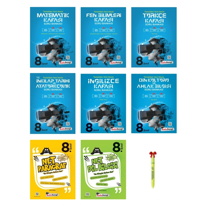 LGS 8.Sınıf Soru Bankası Full Set ( 8 kitap )