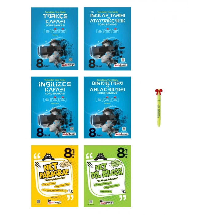 LGS 8.Sınıf Sözel Soru Bankası Full Set (6 kitap)