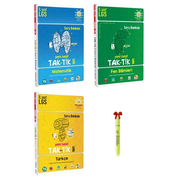 LGS 8.Sınıf Taktikli Matematik Fen Bilimleri ve Türkçe