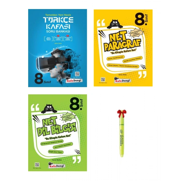LGS 8.Sınıf Türkçe Kafası Net Paragraf ve Dil Bilgisi Soru Bankası