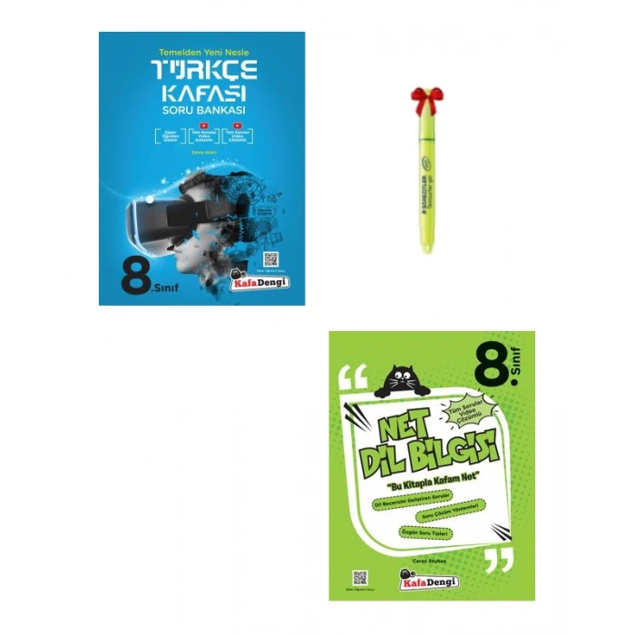 LGS 8.Sınıf Türkçe Kafası ve Net Dilbilgisi Soru Bankası