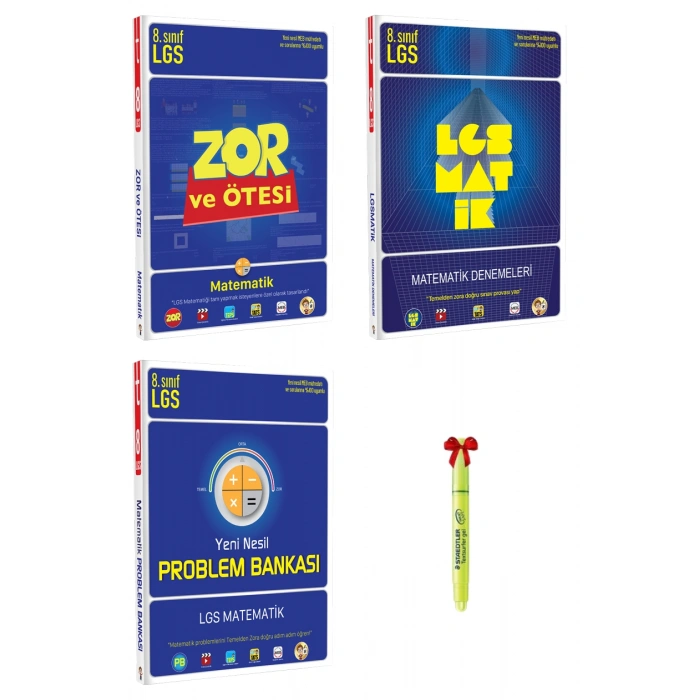 LGS 8.Sınıf Zor ve Ötesi LGSmatik Problem bankası