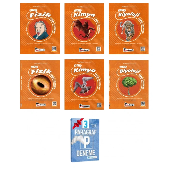 TYT ve AYT Fizik Kimya Biyoloji Soru Bankası