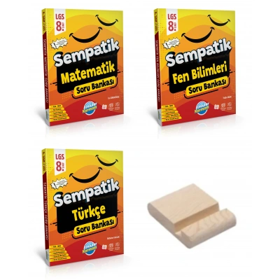 LGS 8.Sınıf Sempatik Matematik Fen Bilimleri ve Türkçe Soru Bankası