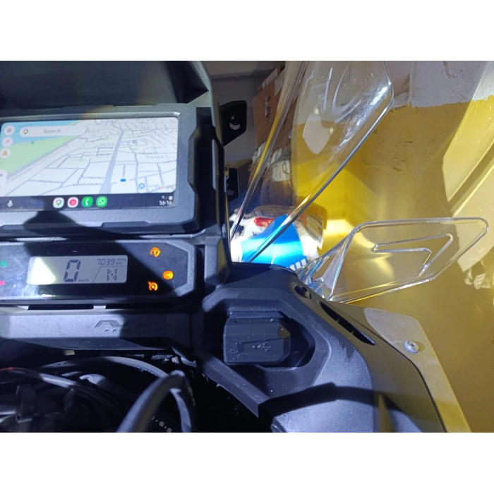 Carlinkit Mini Ultra 2 Kablosuz CarPlay & Android Auto Dönüştürücü | Honda NT1100 ve Africa Twin Motosiklet Uyumlu