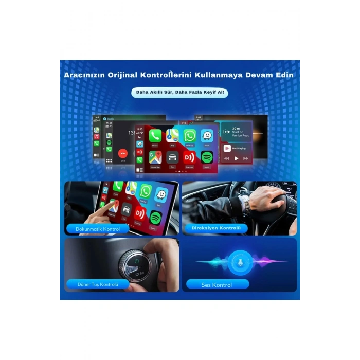 Carlinkit CarPlay Mini Ultra 3 – Kablosuz CarPlay & Android Auto 2026