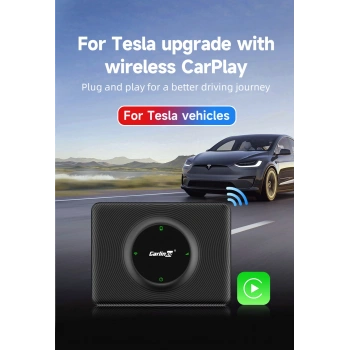 Carlinkit Tesla Kablosuz Carplay Adaptörü Carlinkit T2C Sim Hatsız Model
