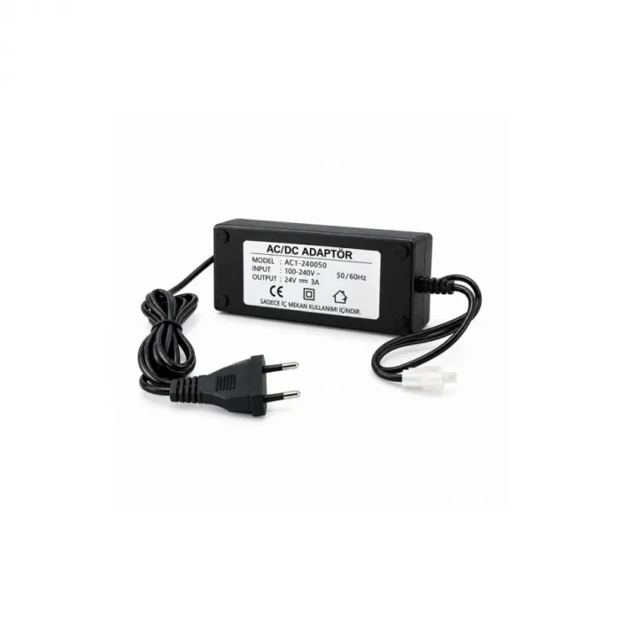 Adaptör 24 V – 3 A / 300 GPD