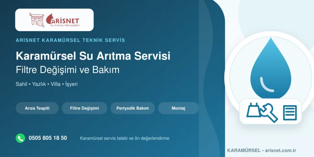 Karamürsel Su Arıtma Servisi ve Filtre Değişimi