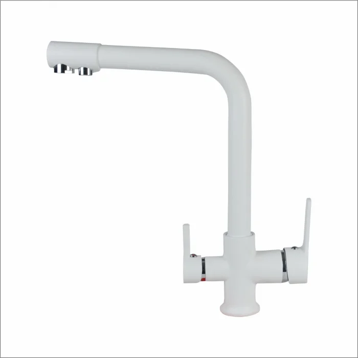 Arisnet 3Lü Beyaz Renk Batarya Musluk