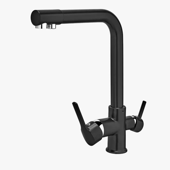 Arisnet 3Lü Siyah Renk Batarya Musluk