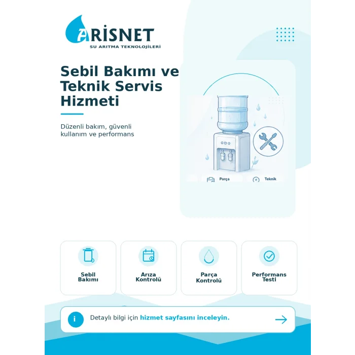 Sebil Bakımı ve Teknik Servis Hizmeti