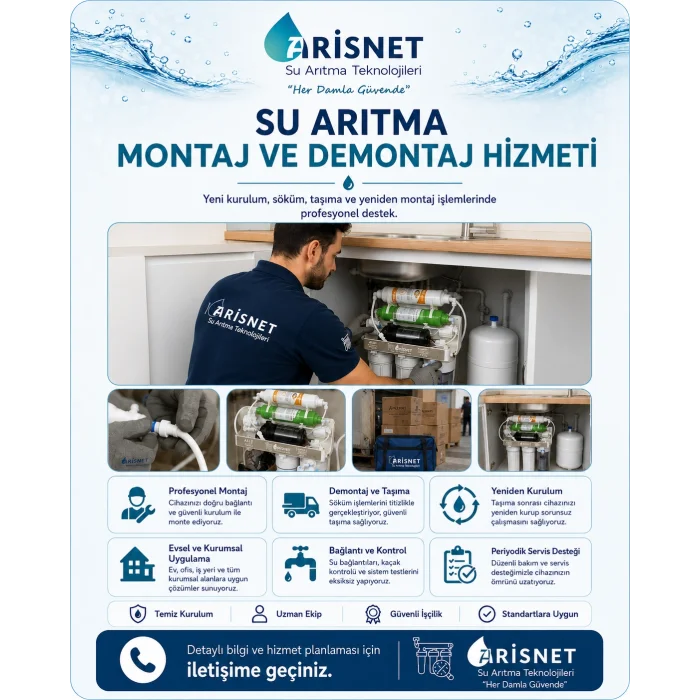 Su Arıtma Montaj ve Demontaj Hizmeti