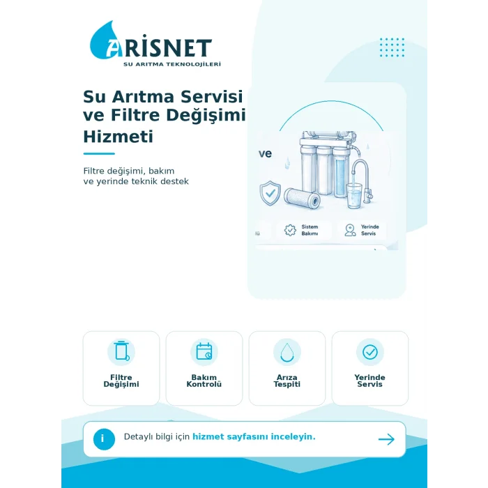 Su Arıtma Servisi ve Filtre Değişimi
