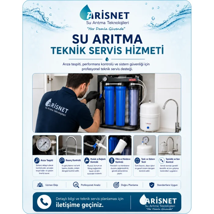 Su Arıtma Teknik Servis Hizmetleri